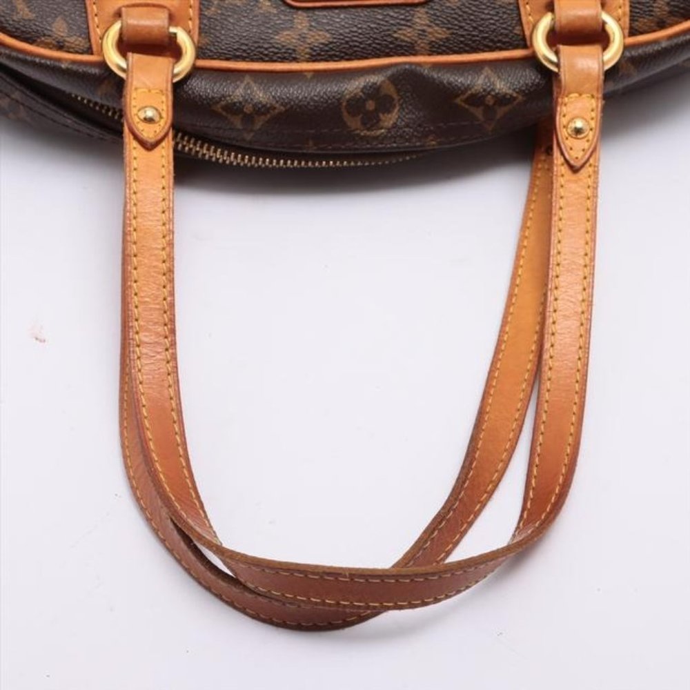 Louis Vuitton Montorgueil PM Brown Monogram Canvas Shoulder Bag - Picture 2 of 12